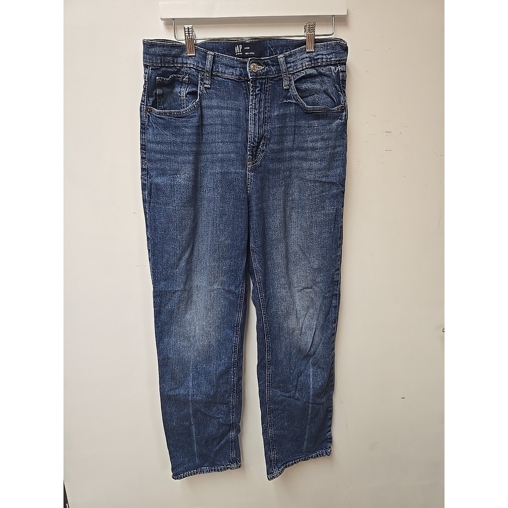Gap High Rise 90s Loose Fit Jeans Medium Wash Denim Womens 8/29 Regular 29x29